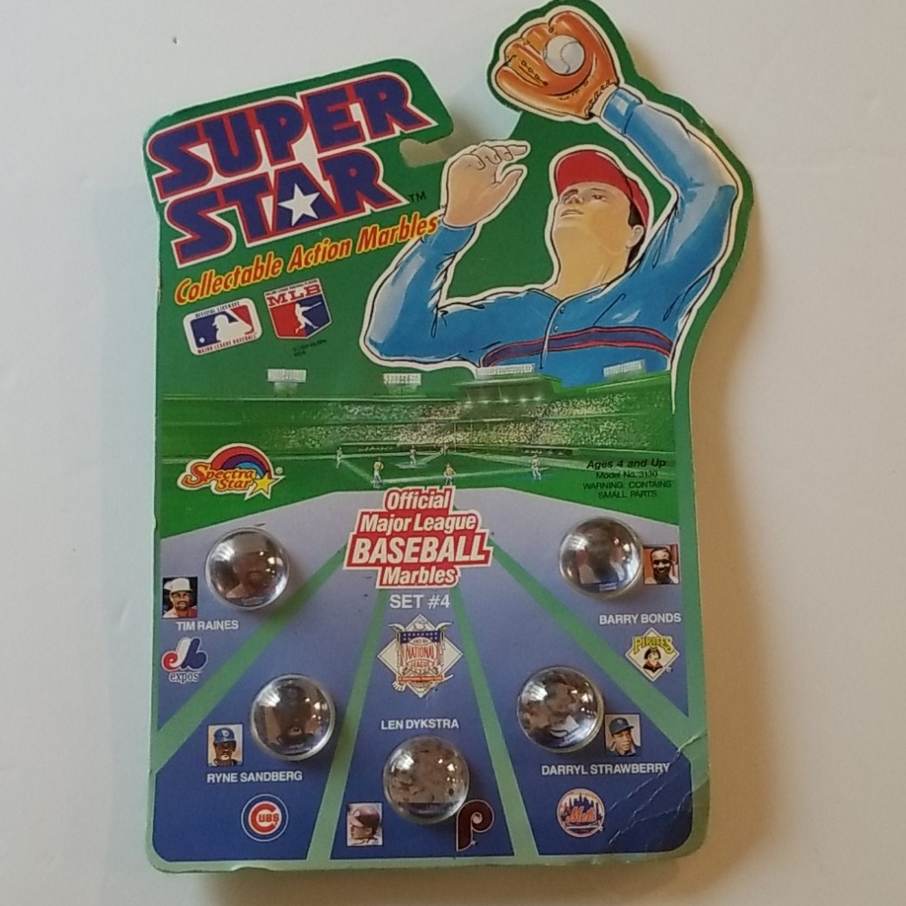 Super Star Baseball Collectors Marbles
